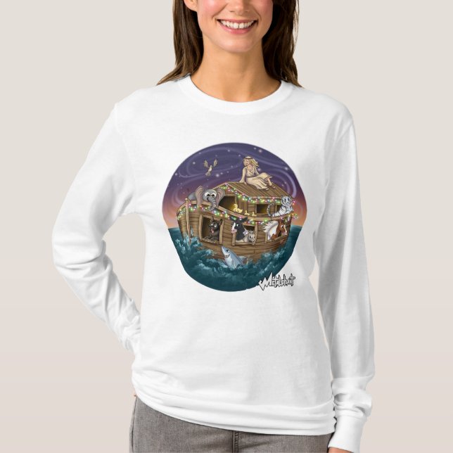 Metalphant Wilbur & Noah's Ark Women's T Shirt (Framsida)