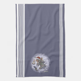 Metalphant Wilbur Snö Änglar Kitchen Towel Kökshandduk