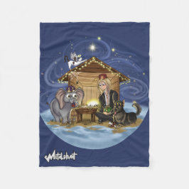 Metalphant Wilburs sanna innebörd av julen Fleecefilt