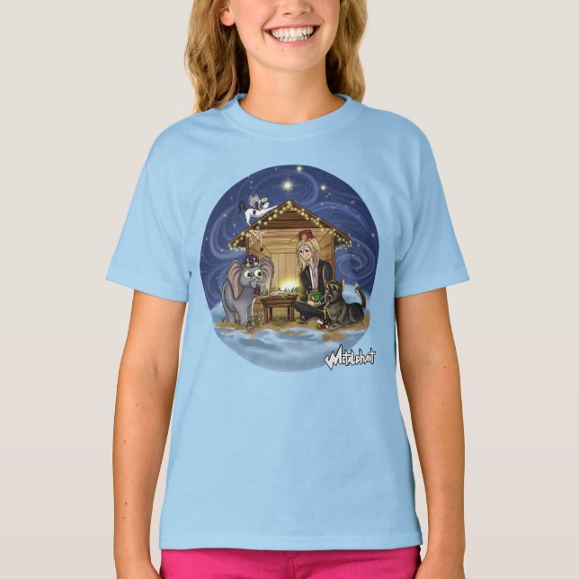 Metalphant Wilbur's True Meaning of God Girl T Shirt (Framsida)