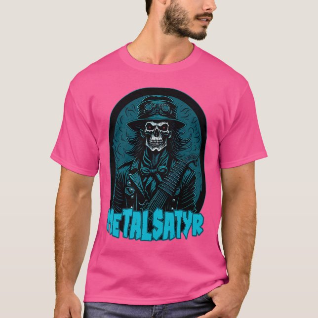 Metalsatyr Steampunk T Shirt (Framsida)