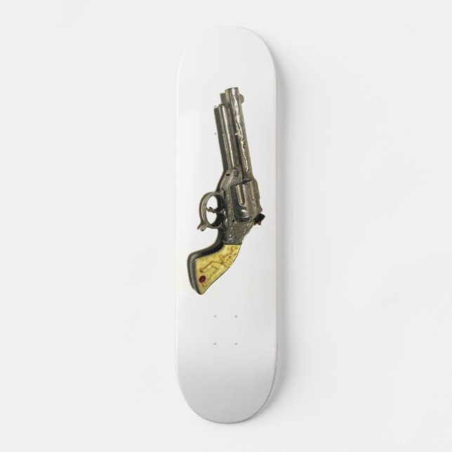 MetalToy Gun Old School Skateboard Bräda 18 Cm (Framsida)