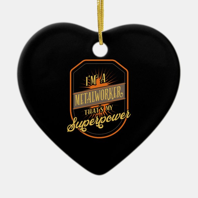 Metalworking Metalworking Julgransprydnad Keramik (Framsidan)