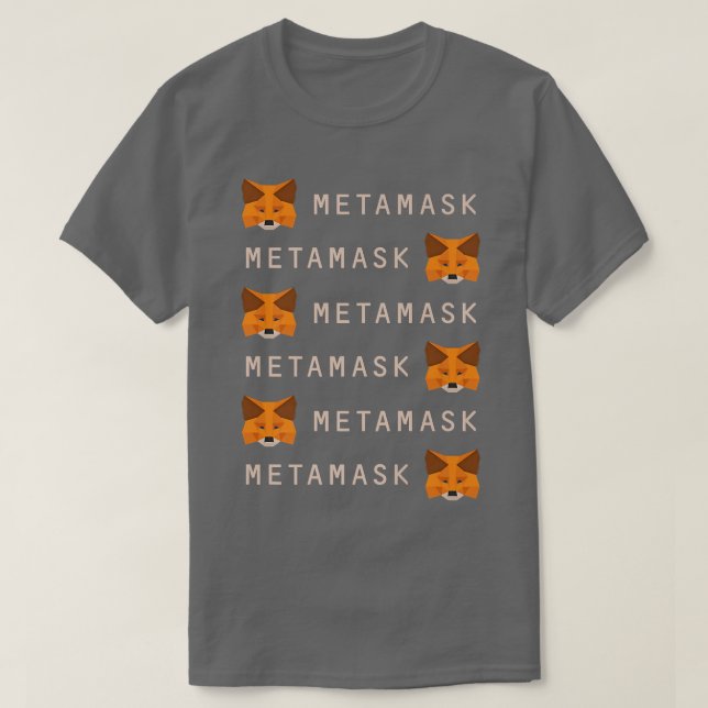 MetaMask för DeFi Crypto Wallet för Etherum & Puls T Shirt (Design framsida)