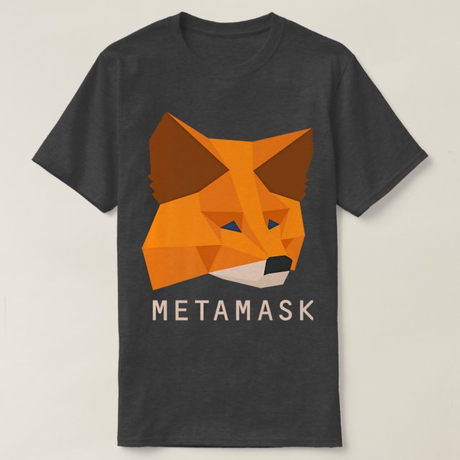MetaMask för Nycklar, Mynten på pulskedjan, t.ex. T Shirt (Design framsida)