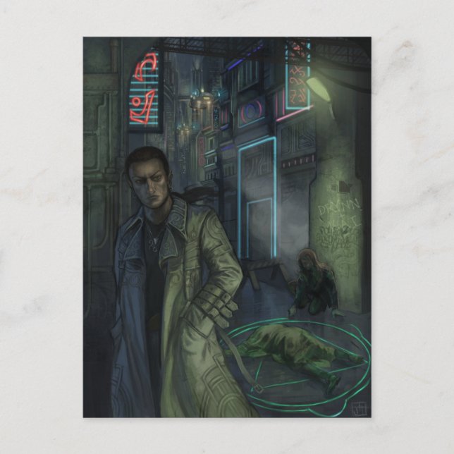 Metamor City Postcard Vykort (Framsida)