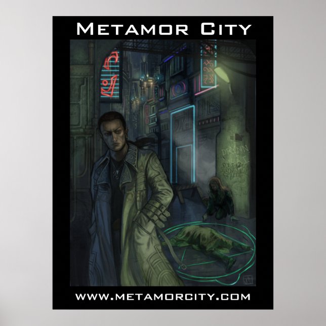 Metamor City: Scene of the Crime Poster (Framsidan)