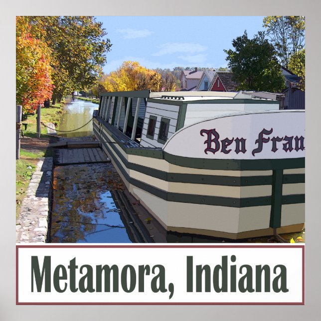 Metamora Indiana Poster (Framsidan)