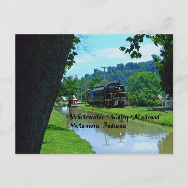 Metamora Indiana Vykort (Framsida)