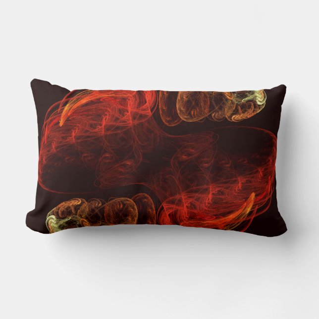 Metamorfos Abstrakt Art Lumbar Pillow Lumbarkudde (Framsida)