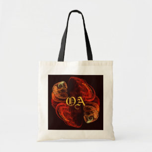 Metamorfos Abstrakt Art Monogram Bag Tygkasse