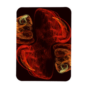 Metamorfos Abstrakt Art Premium Magnet