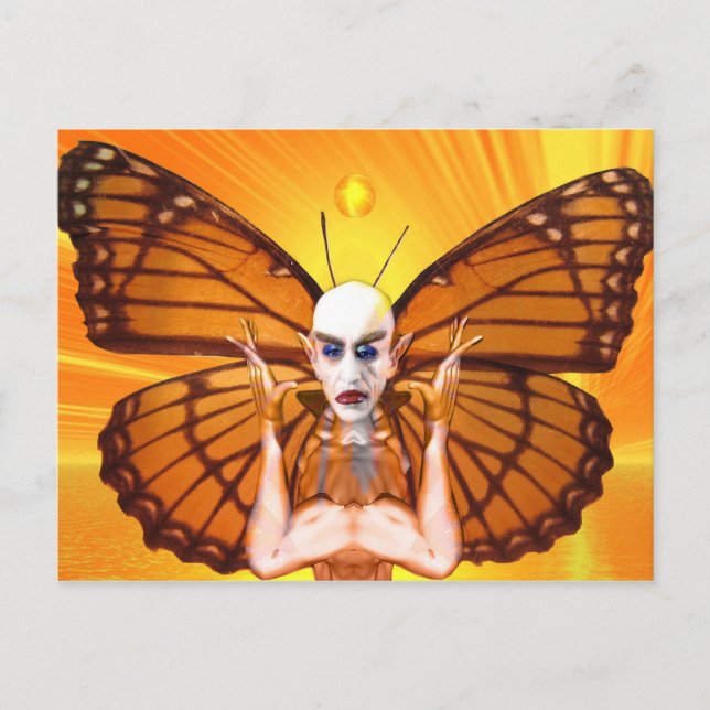 Metamorfos av Nosferatu Dracula Vykort (Framsida)