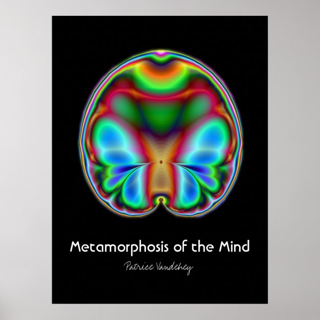 Metamorfos i Mind Art-utskrift Poster (Framsidan)
