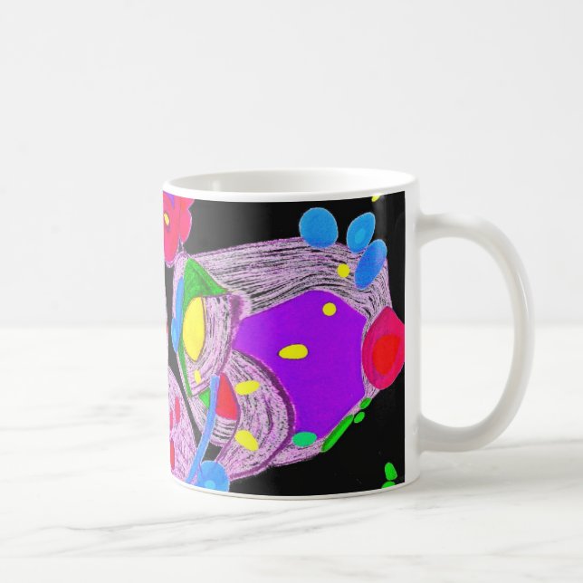 Metamorfos Lila Design Monogram Mugg (Höger)