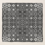 Metamorfos Medallion Mönster Black and White<br><div class="desc">Ärv i fyrvägs metamorfos av arabesque medallions i svartvitt</div>