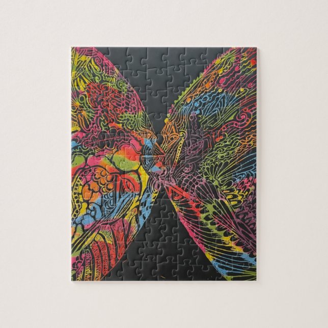 Metamorfos realiserad pussel (Vertikal)