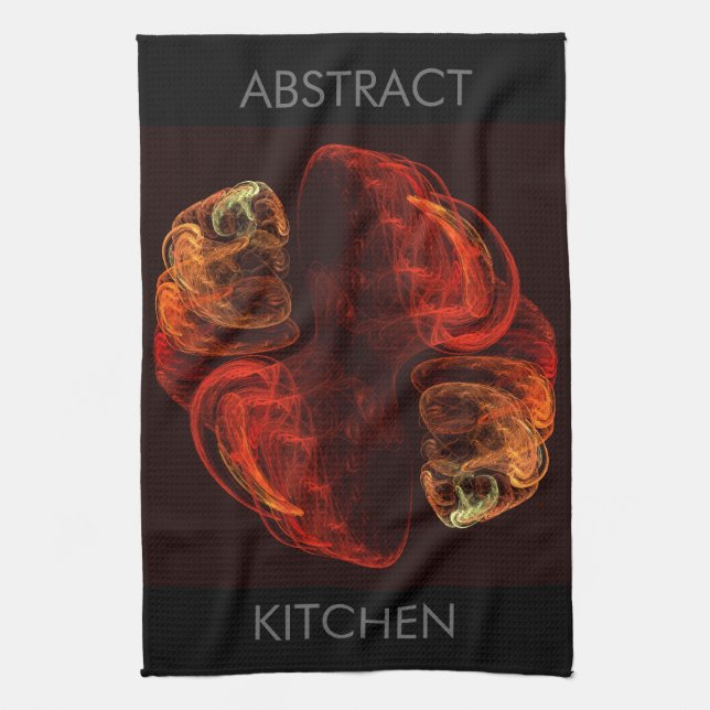 Metamorfosis Abstrakt Art Kitchen Towel Kökshandduk (Vertikal)