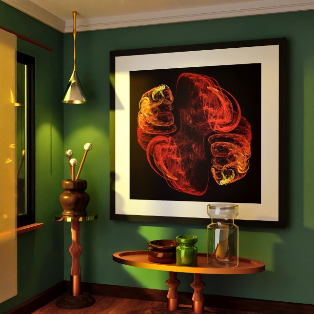 Metamorfosis Abstrakt Art Poster (Metamorphosis Abstract Art Poster)