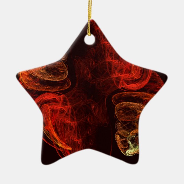 Metamorfosis Abstrakt Art Star Ornament (Framsidan)