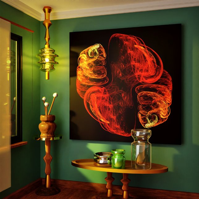 Metamorfosis Abstrakt Art Wrapped Canvas Skriv ut (Metamorphosis Abstract Art Wrapped Canvas Print)