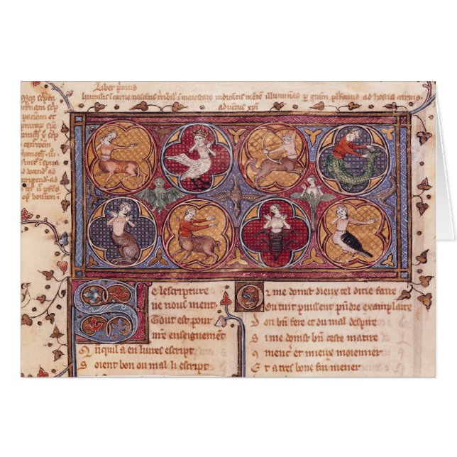 Metamorphoses från Ovid moraliserar Hälsningskort (Framsidan Horizontal)