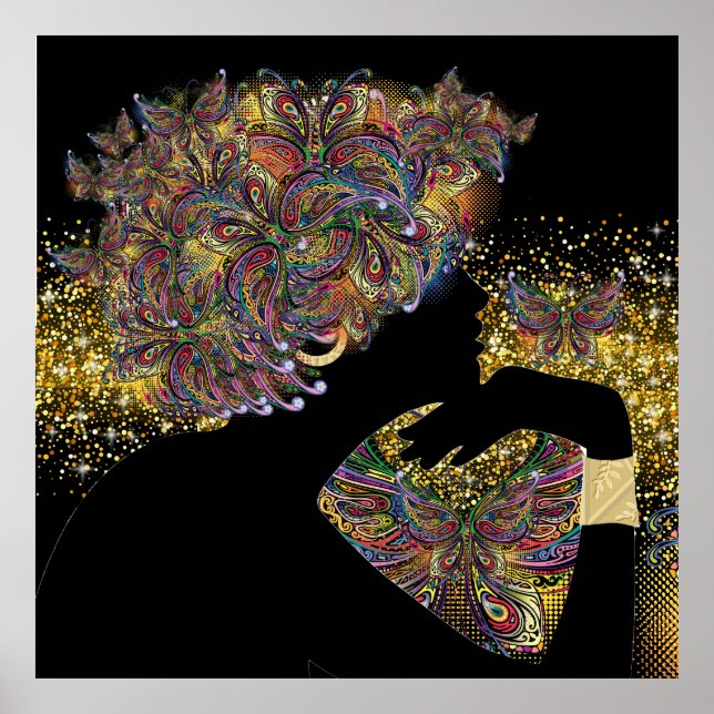 METAMORPHOSIS Butterfly Dam Poster (Framsidan)