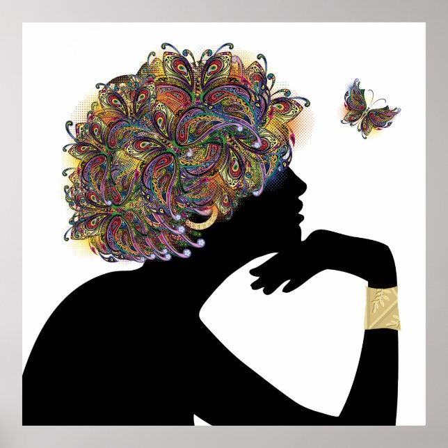 METAMORPHOSIS Butterfly Dam Poster (Framsidan)