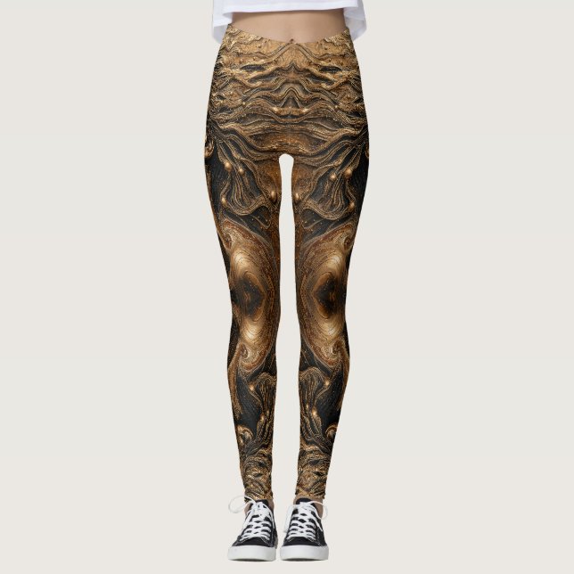 “Metamorphosis of Light” – A Surreal Portrait Leggings (Framsida)