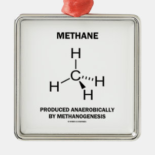 Metangas som Anaerobically produceras av Julgransprydnad Metall