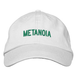 METANOIA Basic Justable Hatt Broderad Keps