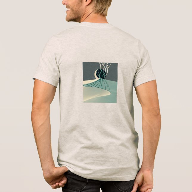 metaphor_21_a moonlit hill_2 t-shirt (Baksida)