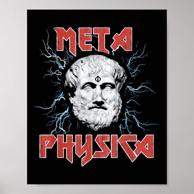 Metaphysica Aristoteles Metaphysics Tidigt grekisk Poster (Framsidan)