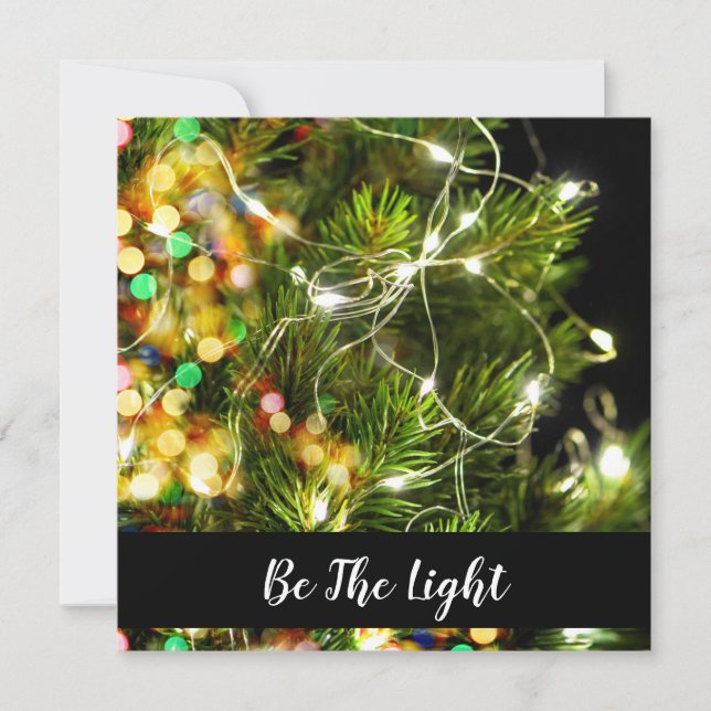 *~* Metaphysisk nyåldern Andlig Julgran Julkort (Framsida)