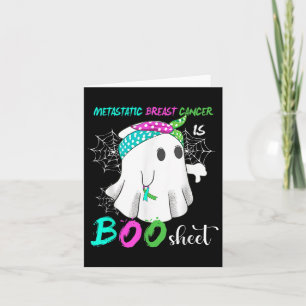 Metastaserad bröstcancer är Boo Lakan Halloween Co Kort