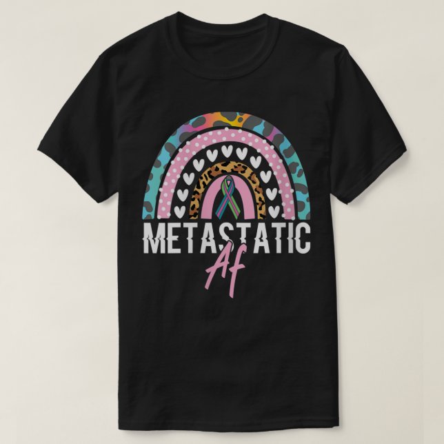 Metastaserande A- teknik för bröstcancer hos kvinn T Shirt (Design framsida)