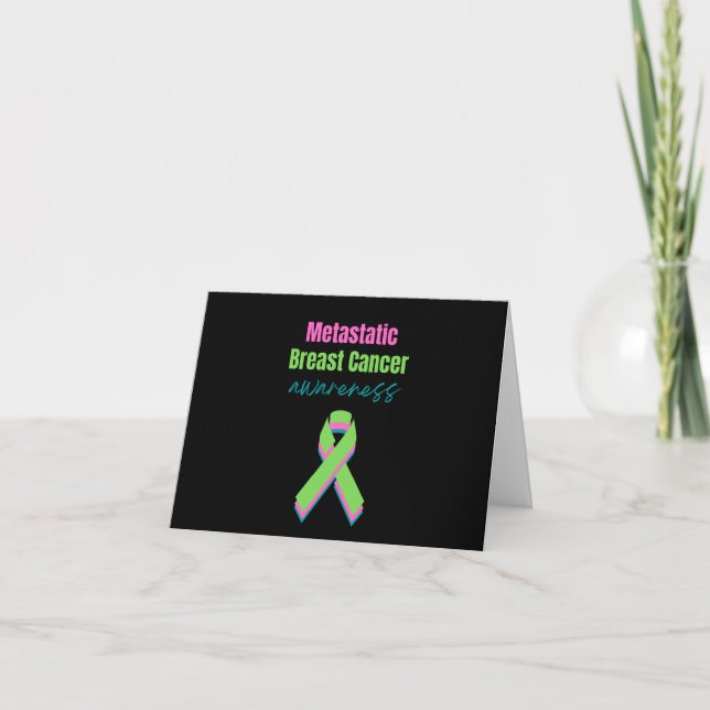 Metastatic Breast Cancer Awareness  Kort (Framsida)