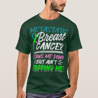 Metastatiskt bröstcancermedvetandehöjande anfall t shirt