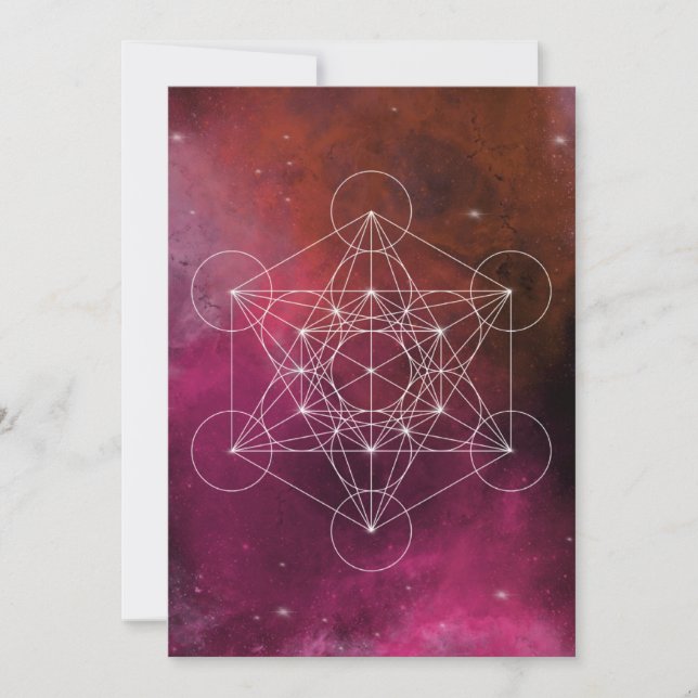 Metatron arcangel zen inbjudningar (Framsida)