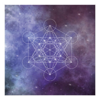 Metatron, chakra,zen,helig geometri, ängel, fototryck