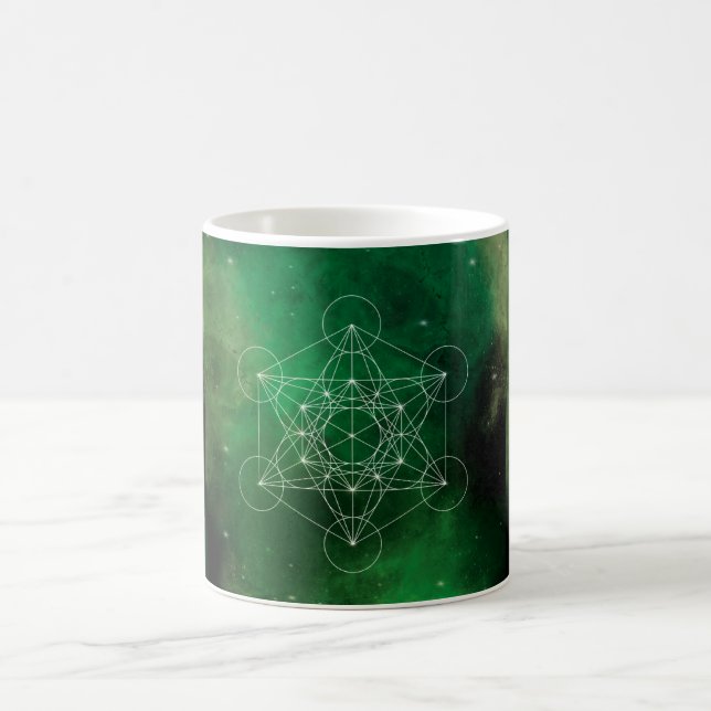 Metatron, chakra,zen,helig geometri, ängel kaffemugg (Center)