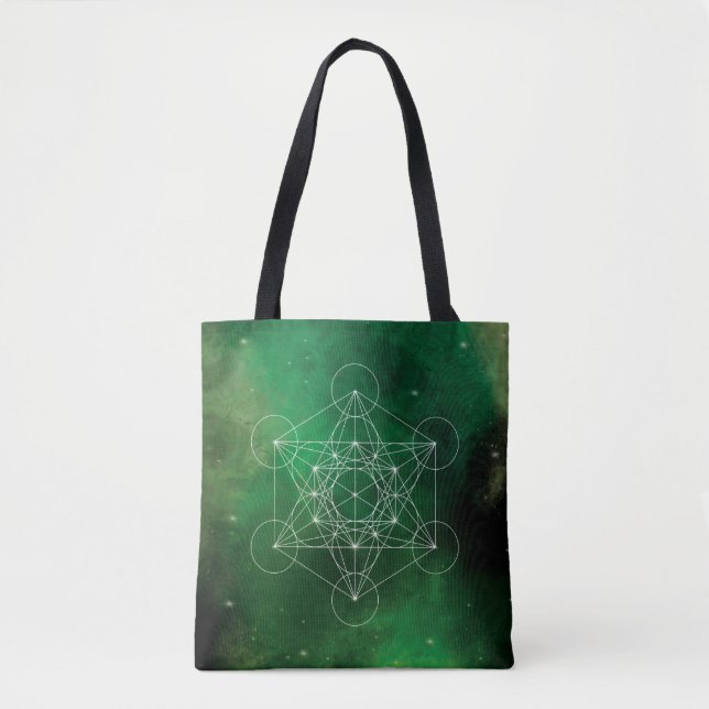 Metatron, chakra,zen,helig geometri, ängel tygkasse (Framsida)