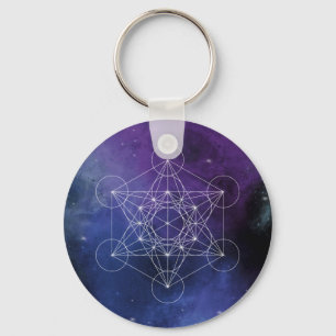 Metatron, chakra,zen,helig-geometri, geometri, nyckelring
