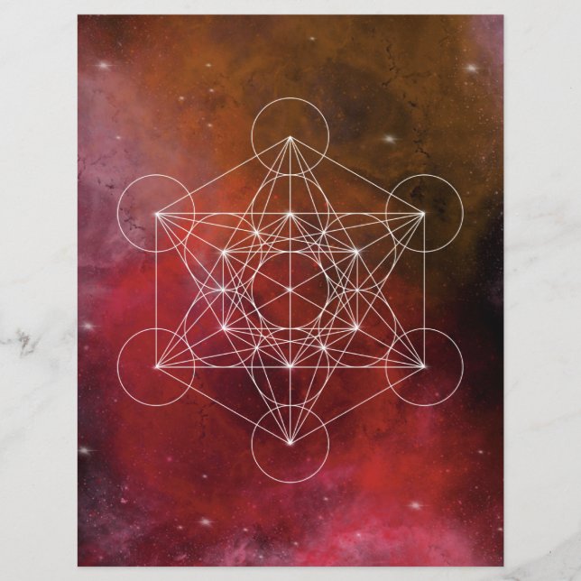Metatron, chakra,zen,helig-geometrisk, ängel (Framsida)
