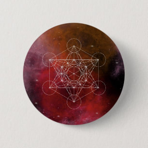 Metatron, chakra,zen,helig-geometrisk, ängel knapp