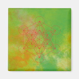 Metatron, chakra,zen,helig-geometrisk, ängel magnet
