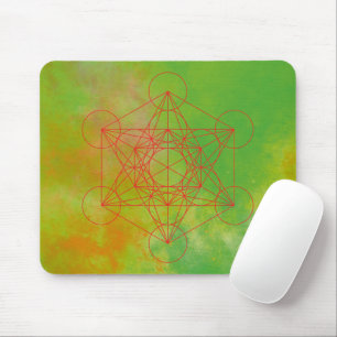 Metatron, chakra,zen,helig-geometrisk, ängel musmatta
