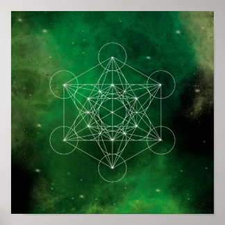 Metatron, chakra,zen,helig-geometrisk, ängel poster