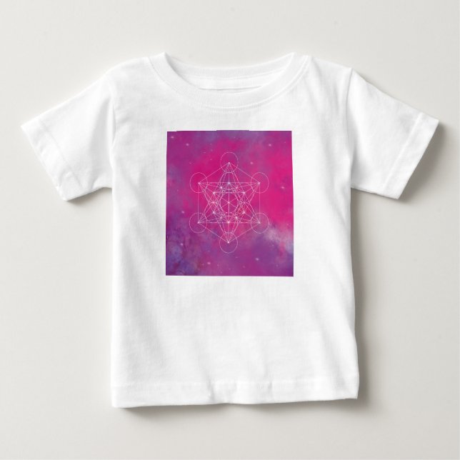 Metatron, chakra,zen,helig-geometrisk, ängel t shirt (Framsida)