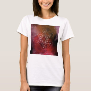 Metatron, chakra,zen,helig-geometrisk, ängel t shirt